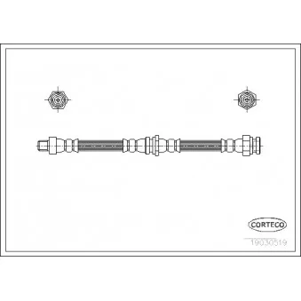 Flexible de frein CORTECO 19030519