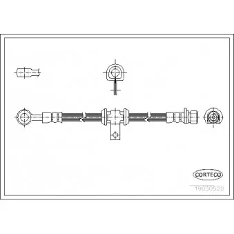 Flexible de frein CORTECO 19030520