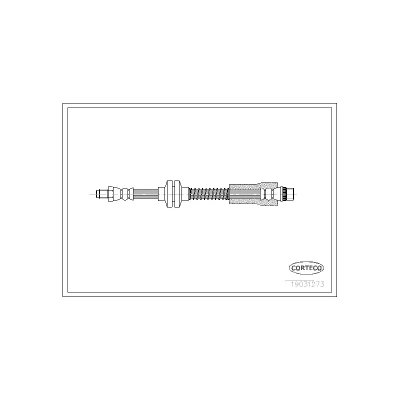 Flexible de frein CORTECO 19031273