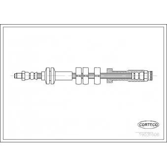 Flexible de frein CORTECO 19031606