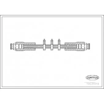 Flexible de frein CORTECO 19031619