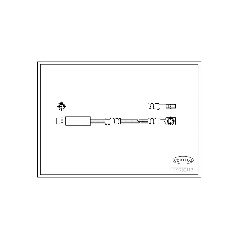 Flexible de frein CORTECO 19032113