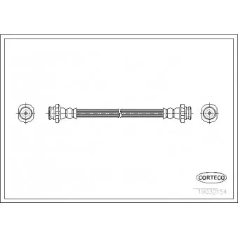 Flexible de frein CORTECO 19032154