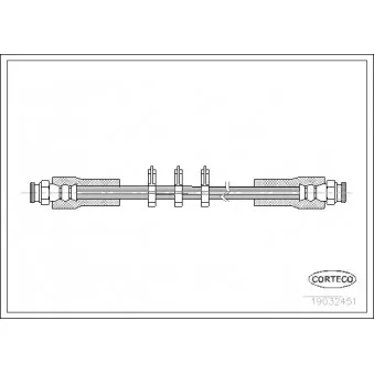 Flexible de frein CORTECO 19032451