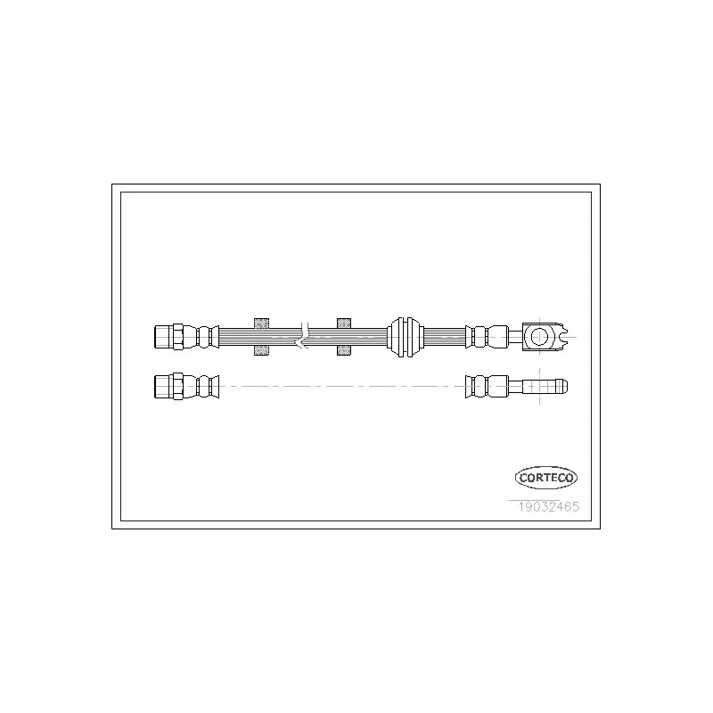 Flexible de frein CORTECO 19032465