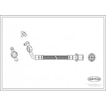 Flexible de frein CORTECO 19032527