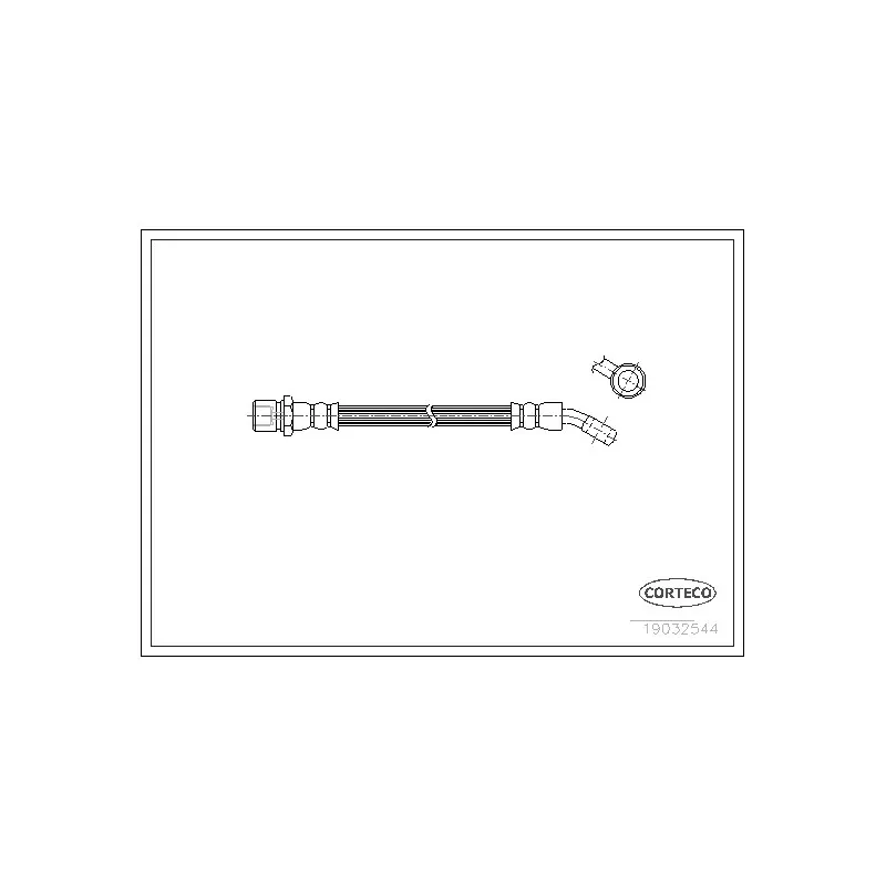 Flexible de frein CORTECO 19032544