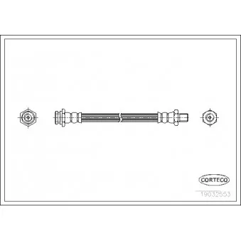 Flexible de frein CORTECO 19032553