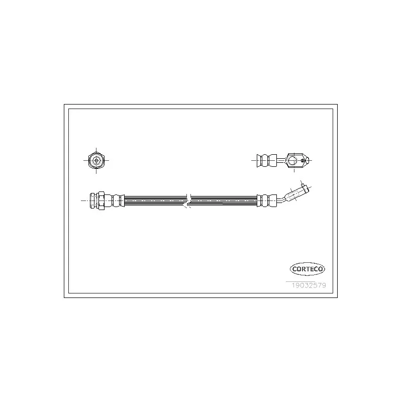 Flexible de frein CORTECO 19032579