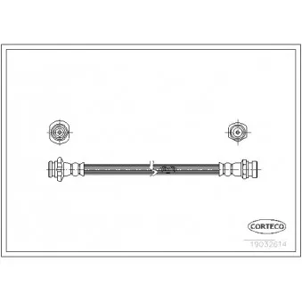 Flexible de frein CORTECO 19032614