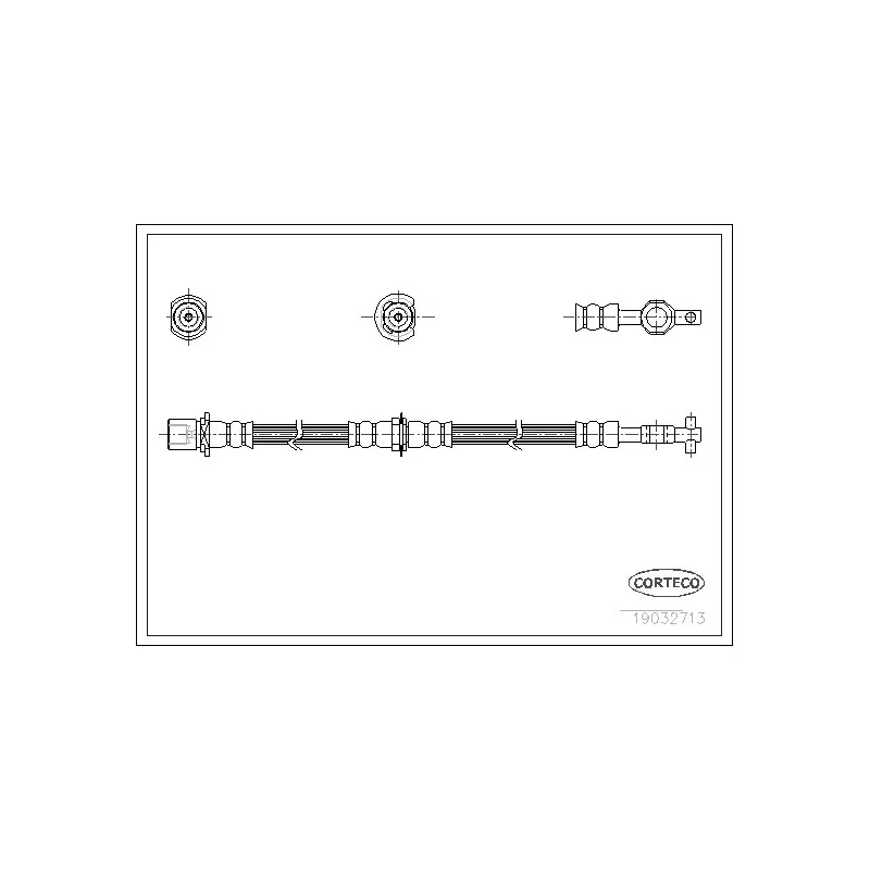 Flexible de frein CORTECO 19032713