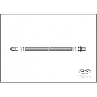 Flexible de frein CORTECO 19032726