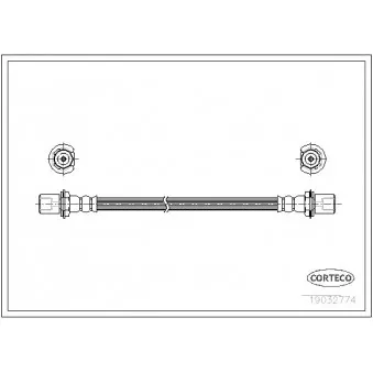 Flexible de frein CORTECO