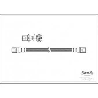 Flexible de frein CORTECO 19032954