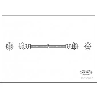 Flexible de frein CORTECO 19033027