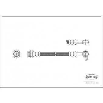 Flexible de frein CORTECO 19033030
