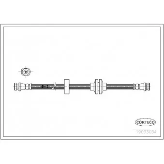 Flexible de frein CORTECO