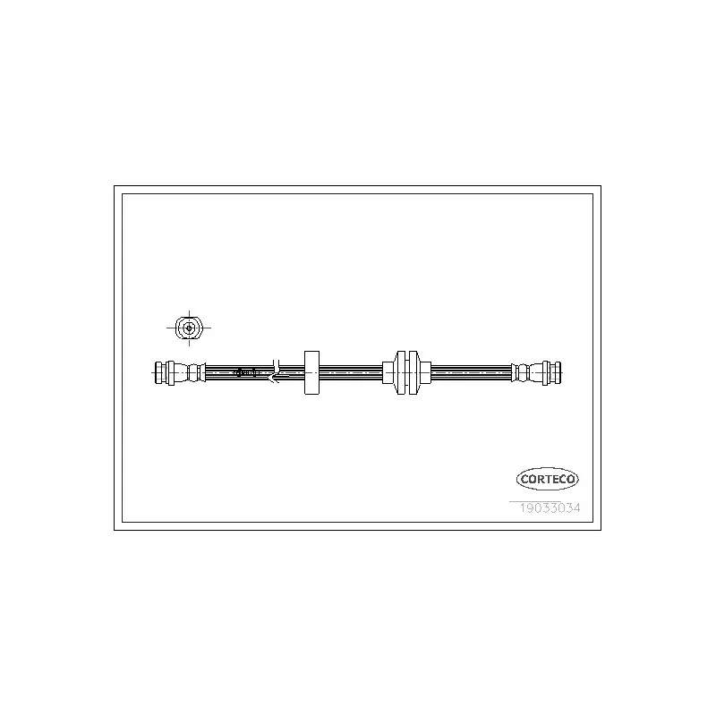 Flexible de frein CORTECO 19033034