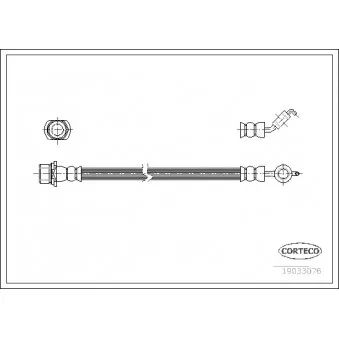 Flexible de frein CORTECO 19033076