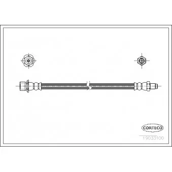 Flexible de frein CORTECO 19033100