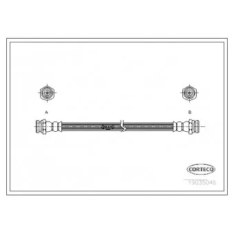 Flexible de frein CORTECO