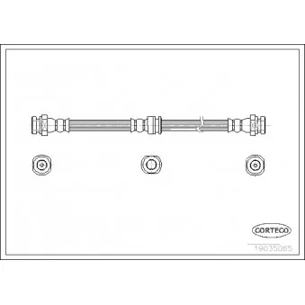 Flexible de frein CORTECO 19035065