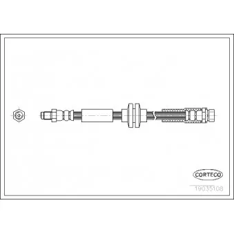 Flexible de frein CORTECO