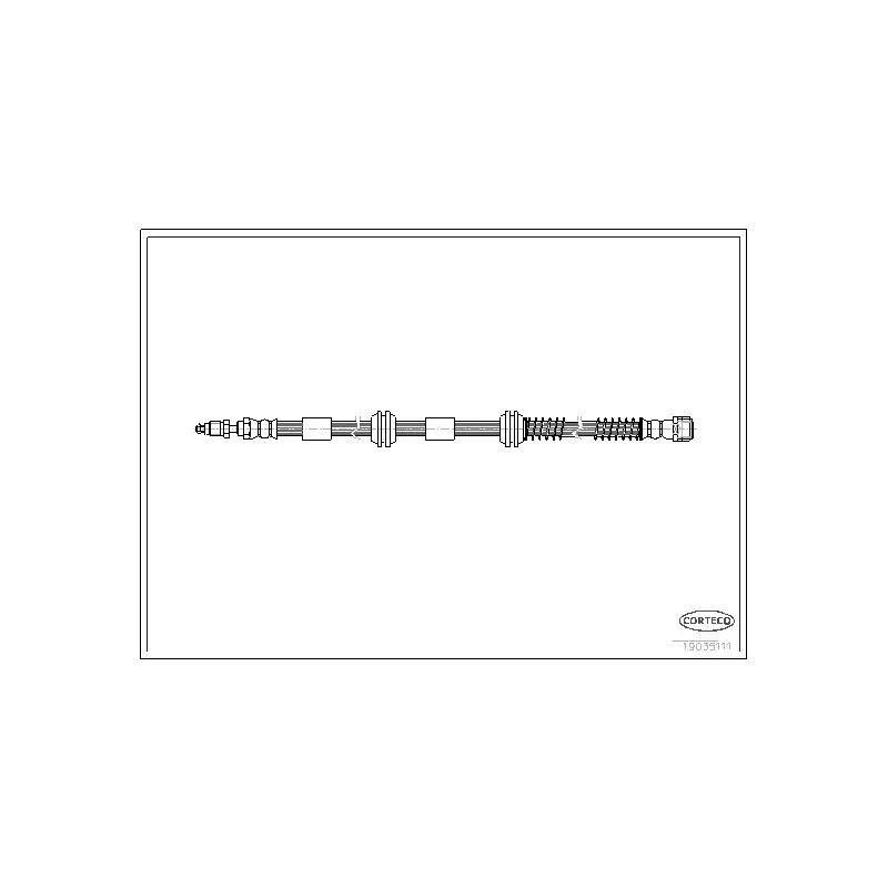 Flexible de frein CORTECO 19035111