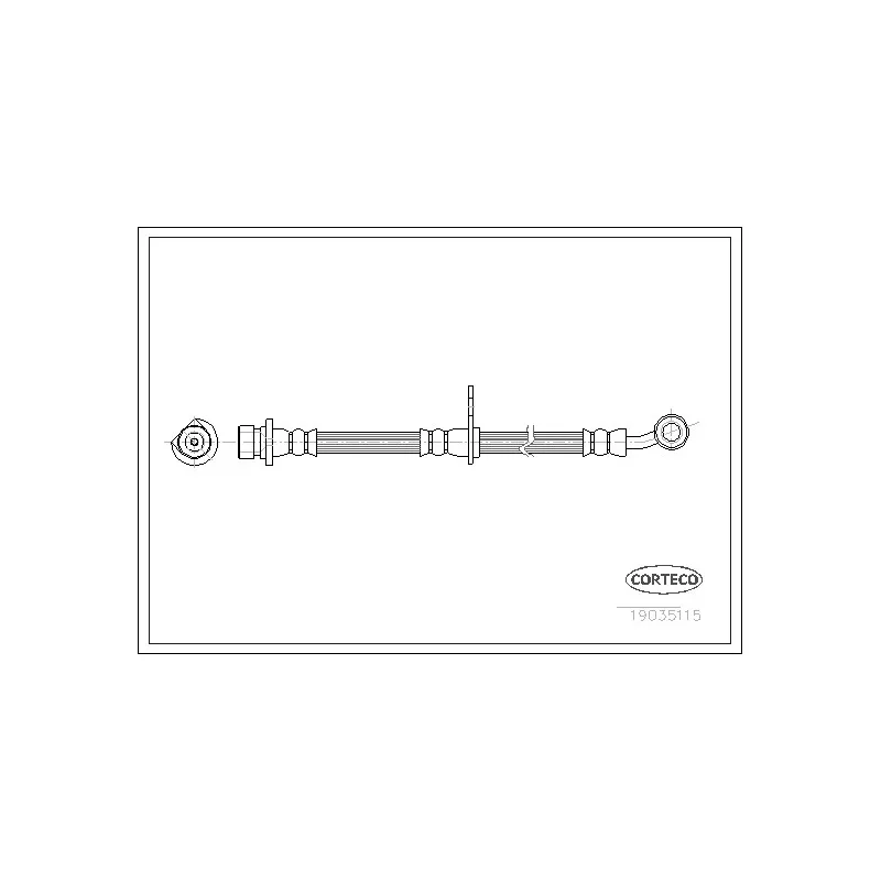 Flexible de frein CORTECO 19035115