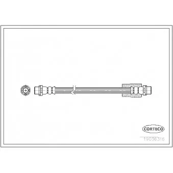 Flexible de frein CORTECO