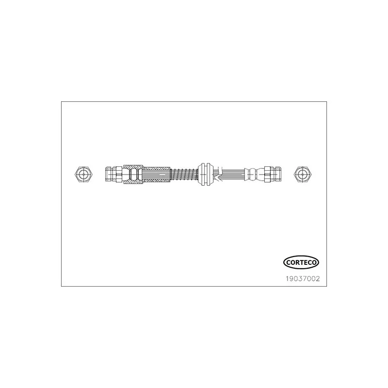 Flexible de frein CORTECO 19037002