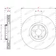 Disque de frein avant droit FERODO DDF2041RVC-1 - Visuel 3