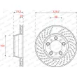 Disque de frein arrière droit FERODO DDF2131RC-1 - Visuel 2