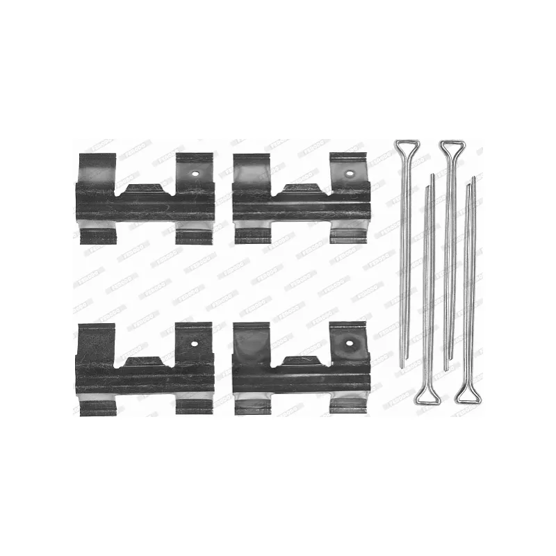 Kit d'accessoires, plaquette de frein à disque FERODO FBA425
