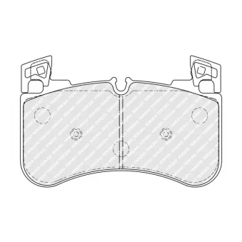 Jeu de 4 plaquettes de frein avant FERODO FDB5220