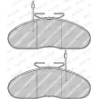 Jeu de 4 plaquettes de frein avant FERODO FVR792 - Visuel 3
