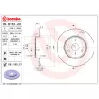 Jeu de 2 disques de frein avant BREMBO 08.8163.21 - Visuel 2