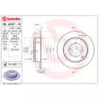 Jeu de 2 disques de frein arrière BREMBO 08.A337.10 - Visuel 2