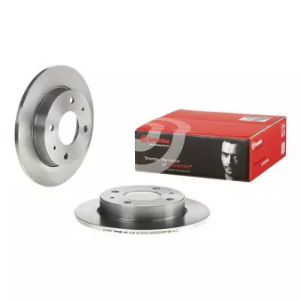 Jeu de 2 disques de frein arrière BREMBO 08.A607.10