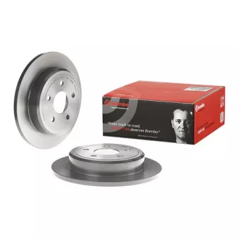 Jeu de 2 disques de frein arrière BREMBO 08.A863.11