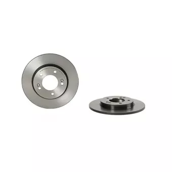 Jeu de 2 disques de frein arrière BREMBO 08.D627.11