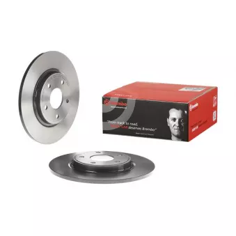 Jeu de 2 disques de frein arrière BREMBO 08.N249.11