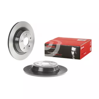 Jeu de 2 disques de frein arrière BREMBO 08.N257.21