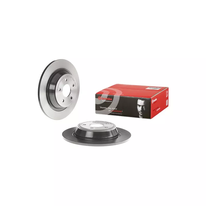 Jeu de 2 disques de frein arrière BREMBO 08.N257.21