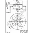 Jeu de 2 disques de frein avant BREMBO 09.4925.10 - Visuel 2