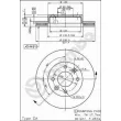 Jeu de 2 disques de frein avant BREMBO 09.4925.20 - Visuel 2