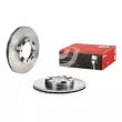 Jeu de 2 disques de frein avant BREMBO 09.5004.10 - Visuel 1