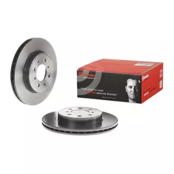 Jeu de 2 disques de frein avant BREMBO 09.5509.11