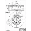 Jeu de 2 disques de frein avant BREMBO 09.5537.10 - Visuel 2