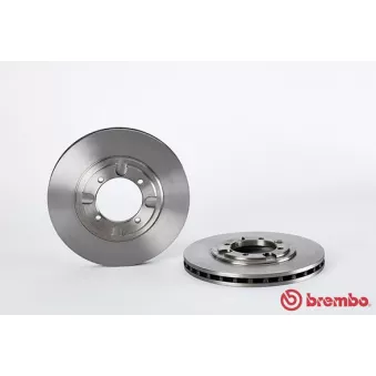 Jeu de 2 disques de frein avant BREMBO 09.5537.10